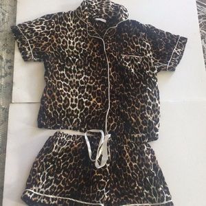 SHEIN Leopard Pajama Set